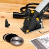 DEKO Mini Circular Saw Power Tools with Laser, 4 Blades, Dust passage, Allen key, Auxiliary handle, BMC BOX Electric Saw ► Photo 3/6