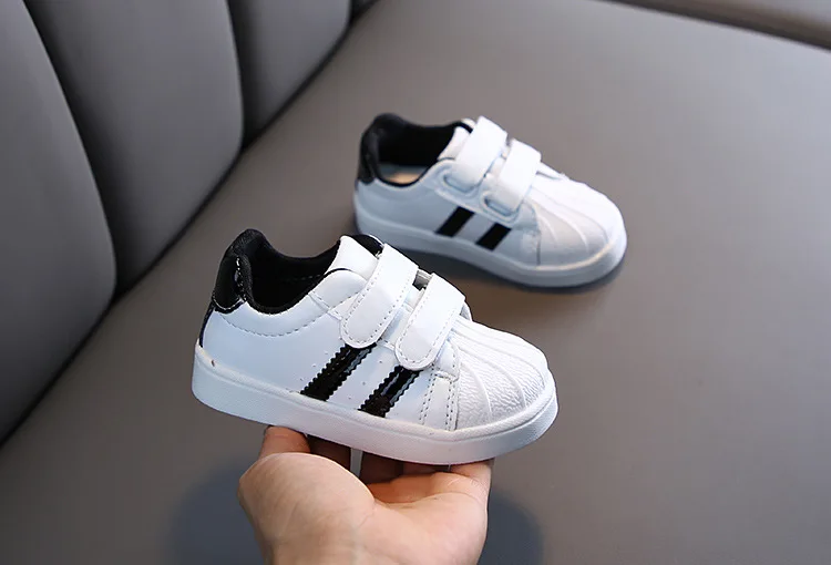 Boys Sneakers For Kids Shoes Baby Casual PU Light Toddler Girls Running Shos Fashion Brand White Sport Children Shoes Breathable
