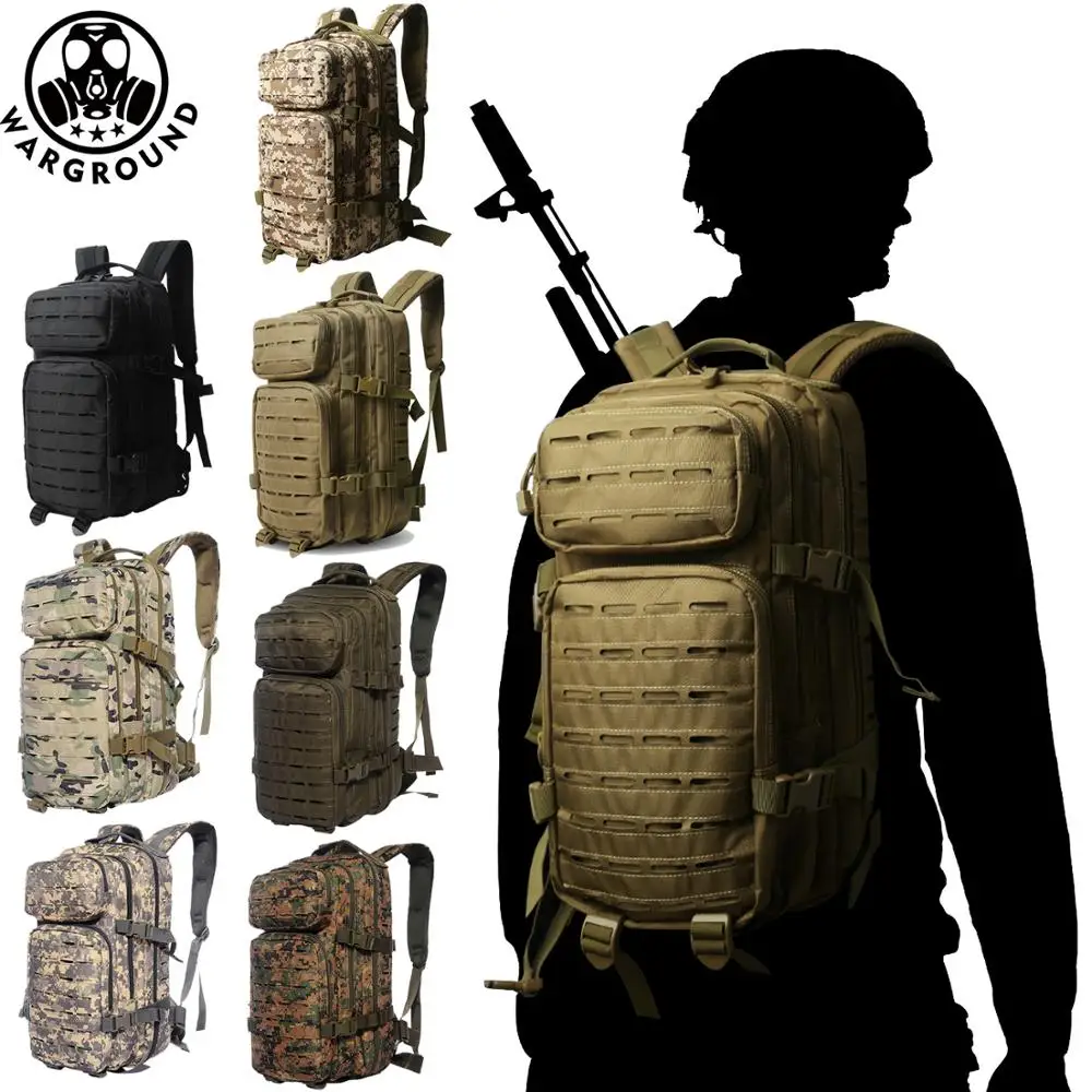 30L military backpack Molle tactical bag male waterproof camouflage military bag hiking camping fis