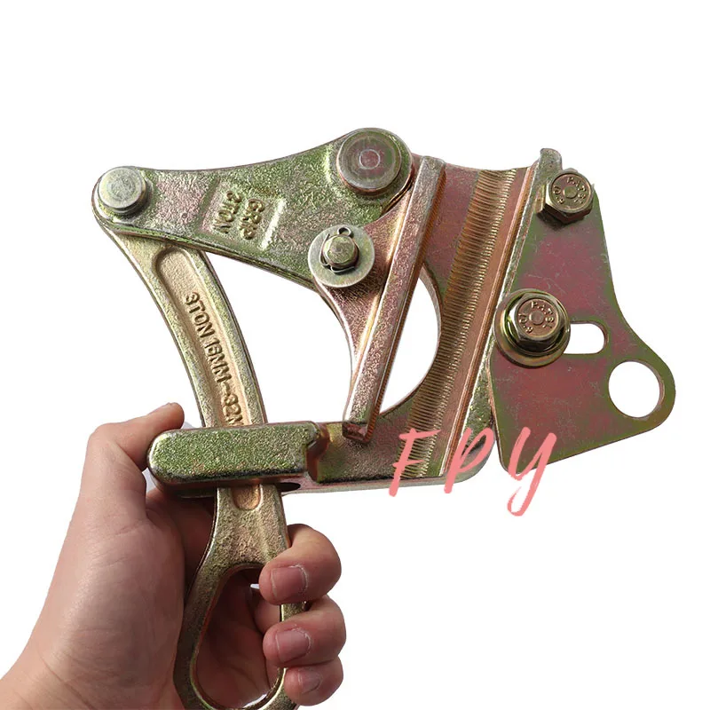 Ferramenta para Puxar Cabo de Aço 3t Ferramenta para Fio de Cabo Braçadeira para Puxar Cabos Faixa de Tamanho 1632 mm 2