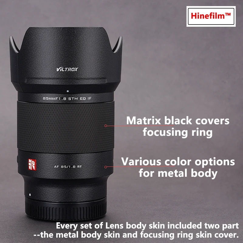 Viltrox AF85F1.8 радиочастотная лампа для AF 85 мм F1.8 RF Крепление объектива наклейка кожа