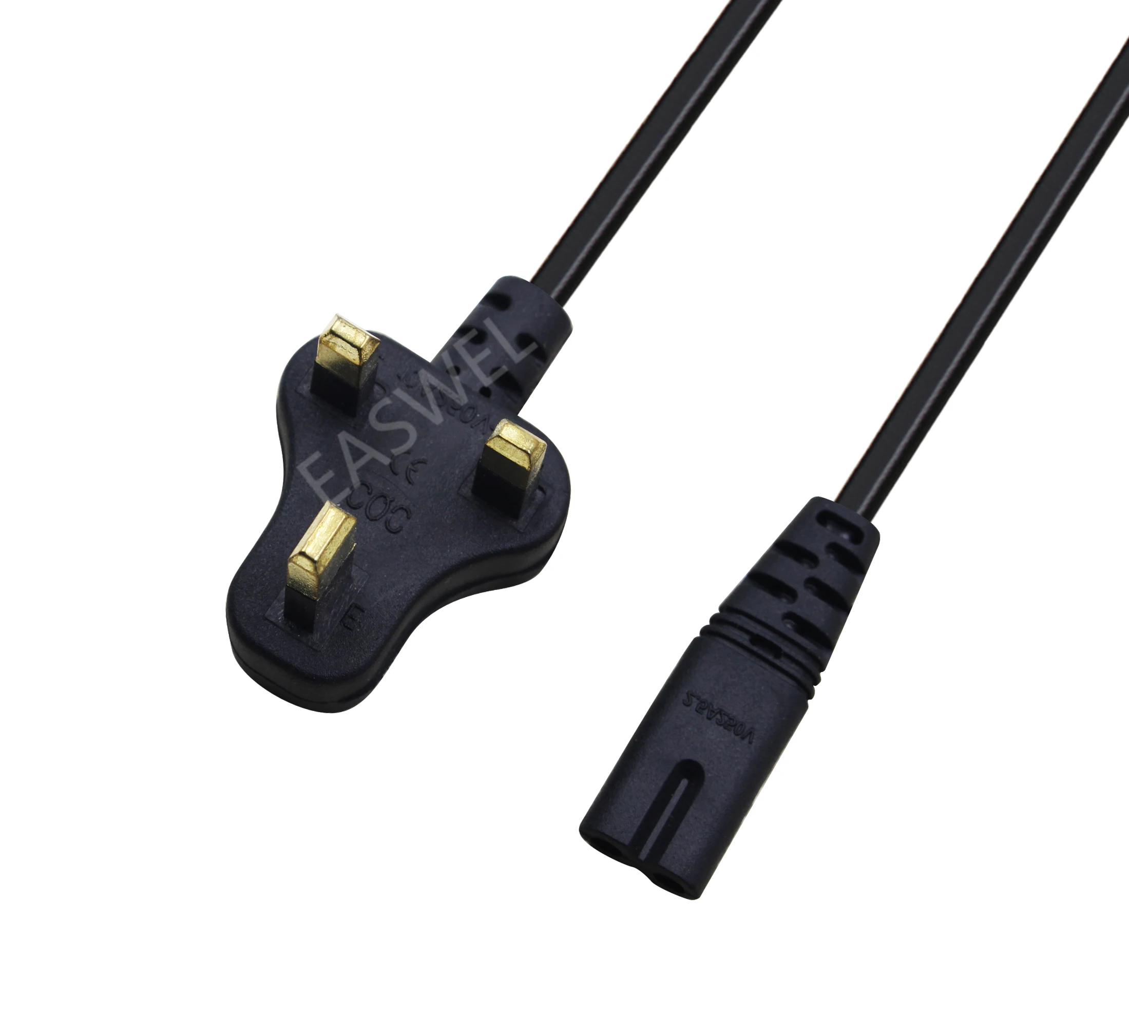 UK AC 2 Pin сети Мощность жильный кабель для Apple ТВ A1427 A1469 MD199LL/A 2013