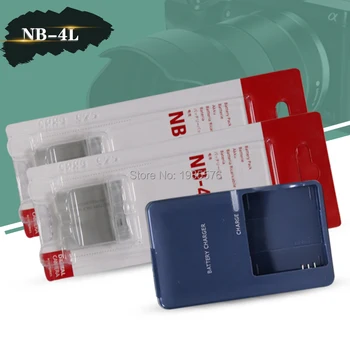 

2pcs NB-4L Camera Battery For Canon IXUS 50 55 60 65 80 75 100 I20 110 115 120 130 IS 117 With Digital Camera CB-2LVE charger