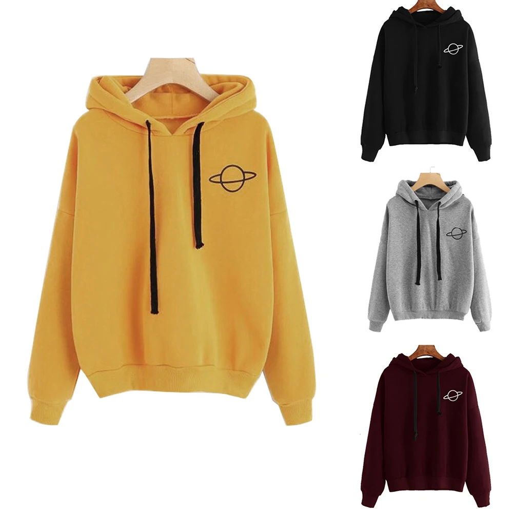 

Laamei Fashion Brand Harajuku Style Hoodies For Girls Casual Hooded Tops Sweatshirt Long-sleeved Cute Sweet Streetwears Mujer