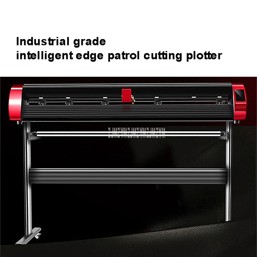 119cm Width Automatic Label Laser Cutting Plotter Self-adhesive Sticker 3M Reflective Film Label Contour Cutting Machine D48