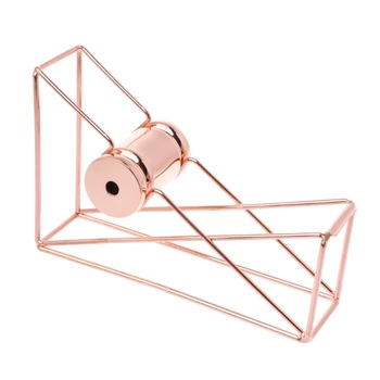 

Rose Gold Hollow Tape Cutter Washi Storage Organizer Stationery Office Supplies