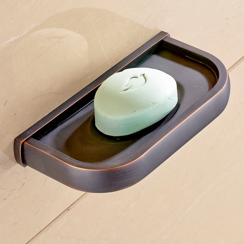 Soap Dish Holder Набор оборудования для ванной комнаты, бронзовый держатель для зубной щетки, Держатель для полотенца, аксессуары для ванной комнаты - Цвет: Soap Dish Holder