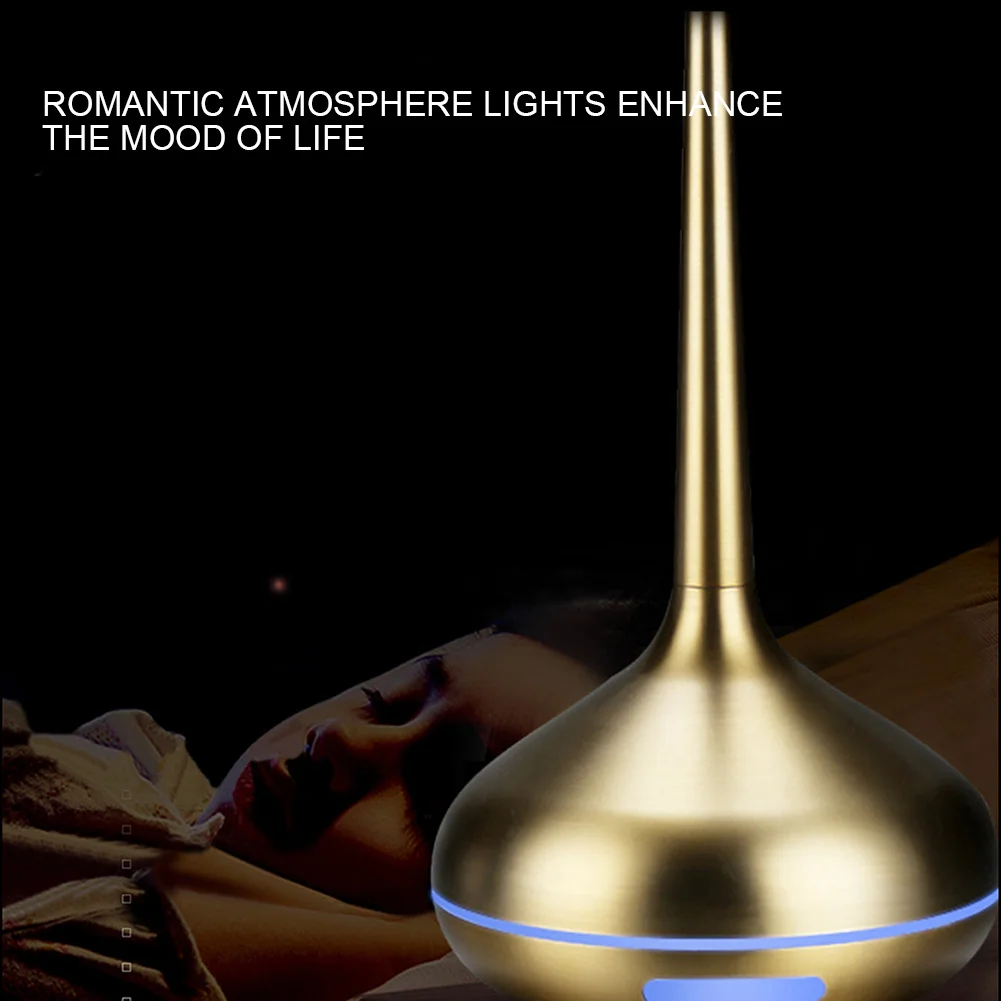 Led Luz Difusor de Óleo ar Umidificador de ar Ultrasônico Umidificador Usb com Led Noite Lâmpada Aromaterapia Elétrica 120ml 4 120ml led luz difusor de óleo ar
