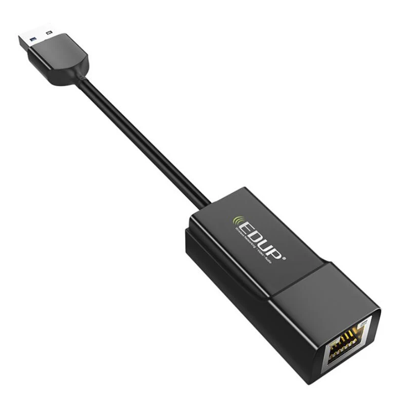 EDUP 10/100/1000 Мбит/с гигабитный USB Ethernet адаптер USB 3,0 к RJ45 Соединительная плата локальной компьютерной сети для настольного ноутбука планшета ПК