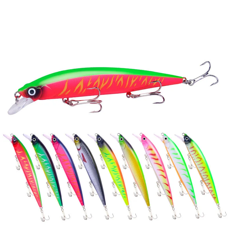 

1 шт. 18,3 г/14 см плавающие приманки Minnow приманки для ловли рыбы, искусственная твердый воблер приманка для бас-щуки поддельные Пластик рыбы Ры...