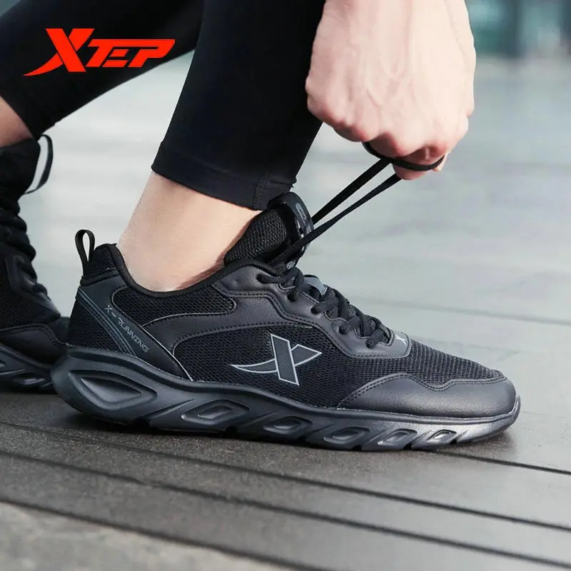 Xtep летние мужские кроссовки для бега амортизирующие спортивные Удобная