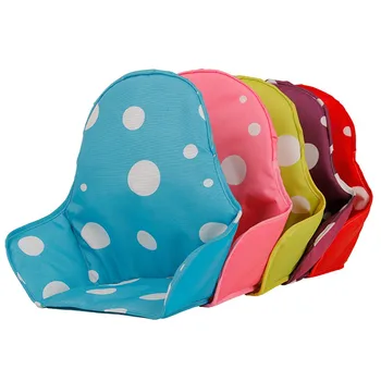 

Baby Protector High Chair Oxford Cloth Sponge Seat Cushion Dining Chair Liner Mat Pad Cover Dots Breathable Water Resistant