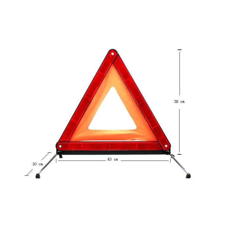 

Car Tripod Warning Sign Reflective Type Reflective Parking Warning Sign Safe Foldable Stop Sign Wholesale