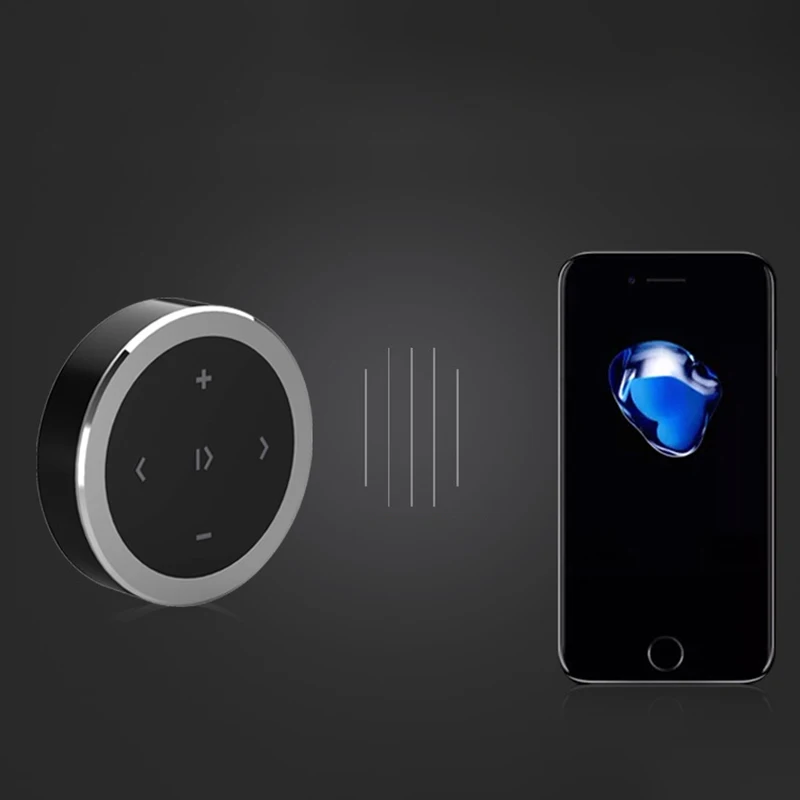 Беспроводной Bluetooth пульт дистанционного управления автомобильный руль мотоцикл велосипед руль медиа кнопка для IOS Android телефон автомобильный комплект