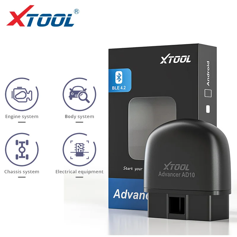 XTOOL 2020 AD10 Bluetooth считыватель кодов OBD2 ELM327 Авто Diagnistic сканер OBD HUD мини автомобильные
