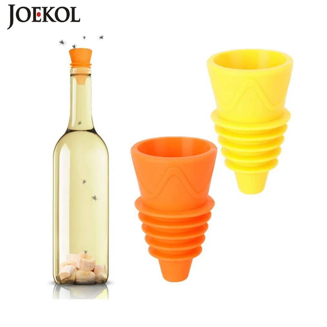 4Db Rugalmas Legyek Csapda Tölcsér Újrahasznosítható Szilikon Kártevőirtó Gyümölcslegyek Fogó Gyilkos Otthoni Kerti Konyhai Légy Illesztés