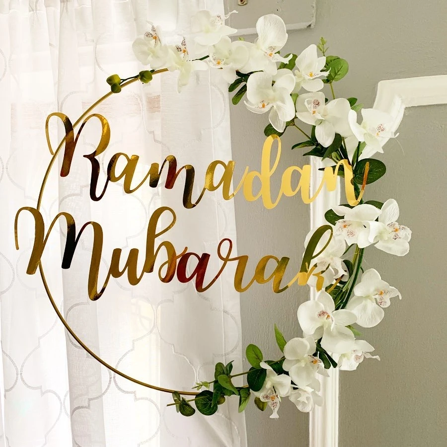 6 Ornamenti In Legno Per Ramadan - Decorazioni Sospese A Forma Di Luna, Stella, Lanterna - Fai Da Te Per Eid Mubarak - Tiglio Naturale - 2