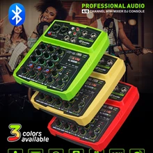 Audio-Mixer Console Sound-Card DJ Bluetooth Digital Protable 4/6channel Pc-Recording