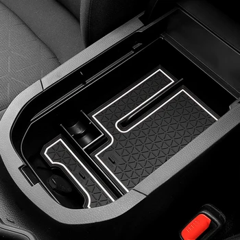 

Car-Styling Accessories Interior Auto Car Center Armrest Storage organizer Box Holder Glove Tray for Toyota RAV4 2019 2020