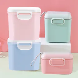 Contenedor de alimentos para bebés, mezcla de leche seca, aperitivos, cereales, caja de aperitivos, dispensador de fórmula en polvo, productos para niños