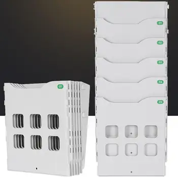 

Multifunctional Multi-layer Wall Mounted A4 File Holder Large Capacity Rack