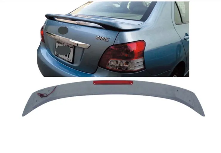 Заводской стиль спойлер крыло ABS для 2006-2013 TOYOTA YARIS 4dr Sedan спойлерсветодиодный