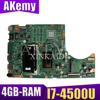 

New Akemy TP500LN TP500LA GM Laptop motherboard for ASUS TP500LA TP500LD TP500L original mainboard 4GB-RAM I7-4500U LVDS/EDP
