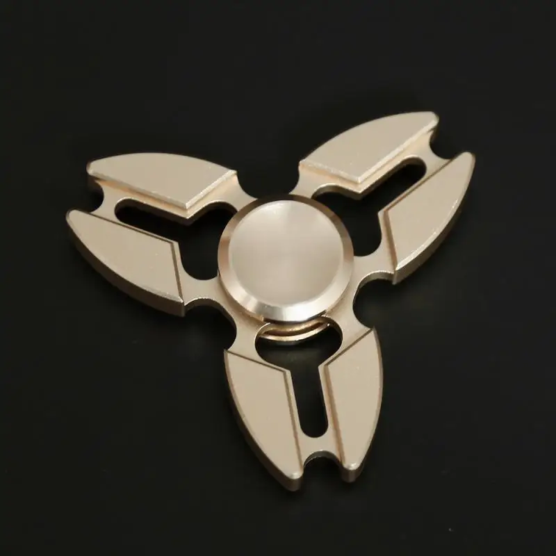 Finger Spinner Для Снятия тревоги стресс фиджет гироскоп треугольник алюминиевый