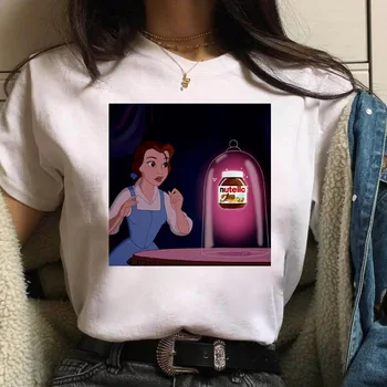 

Funny Princess Print T-shirt Women Tshirt 90s Harajuku Ullzang Tops Tee Fashion T-shirt Graphic Cute Cartoon Tshirts Female Tops