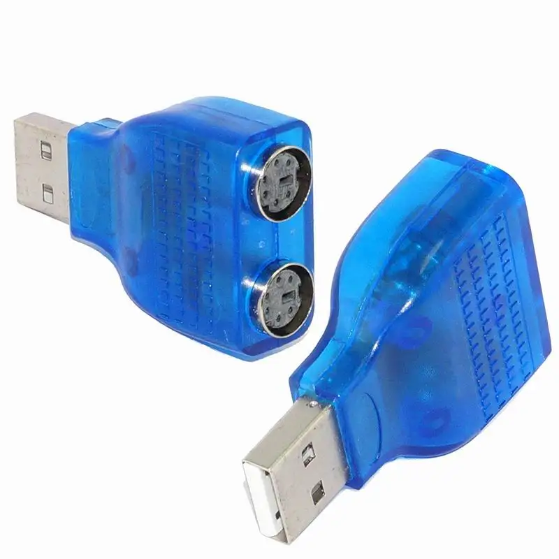 Адаптер кабеля USB в PS/2 PS2 Переходник папа мама кабель конвертер активный адаптер
