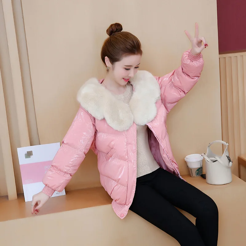 

6636 #2019 New Style Hot Selling Winter Very Fairy of Korean-style Loose-Fit Short Cotton-padded Clothes Bread down Jacket Thick