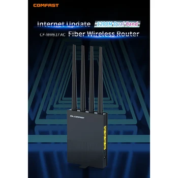 

COM-FAST CF-WR617AC Dual-Band Gigabit Enterprise Router WiFi Universal Wall King Industrial Wireless Router US Plug