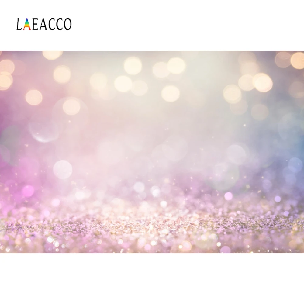 Laeacco Dreamlike Light Bokeh Glitter Portrait Photography