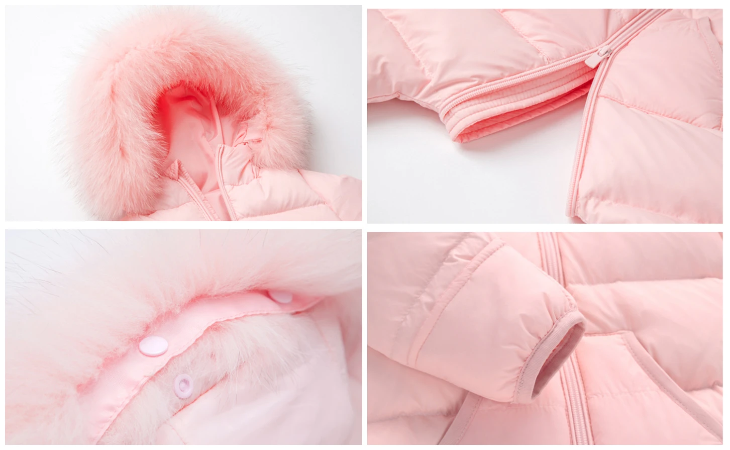 Baby Snowsuit Winter Jumpsuit Newborns Snow Wear Clothes Down Fur Jacket Kids Girls Coats Infant Rompers for Boy Parka Overalls