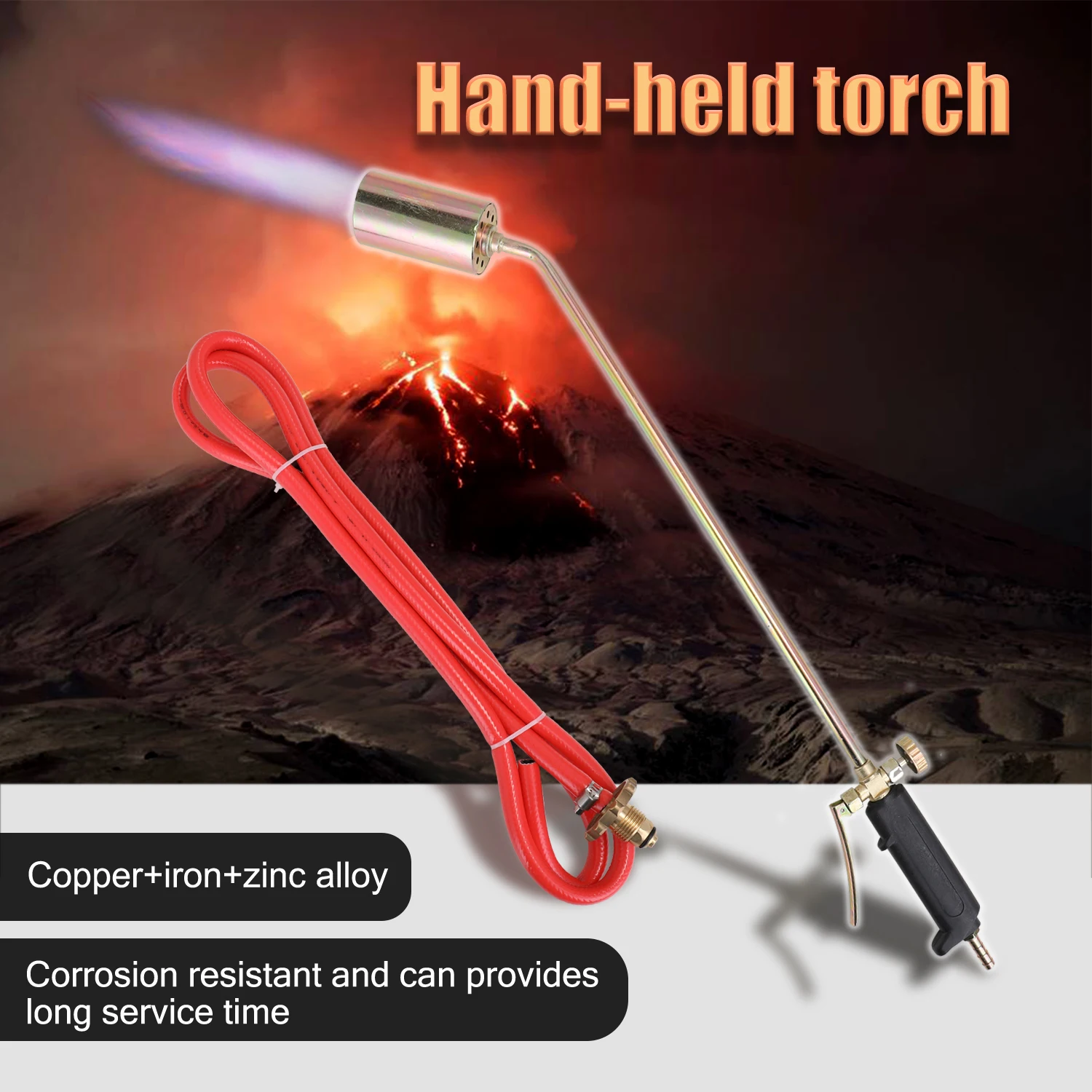

Portable Heating Torch Grass Burning Removing Tool Propane Weeding and Fire Liquefied Gas Gun for Home and Professional Use