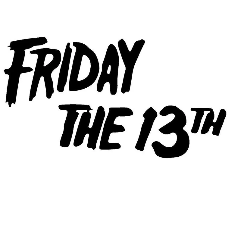 

Hot Interesting Friday The 13th Car Sticker Motorcycle Decals KK Decal Vinyl Bumper Accessories Waterproof PVC 17cm*9cm