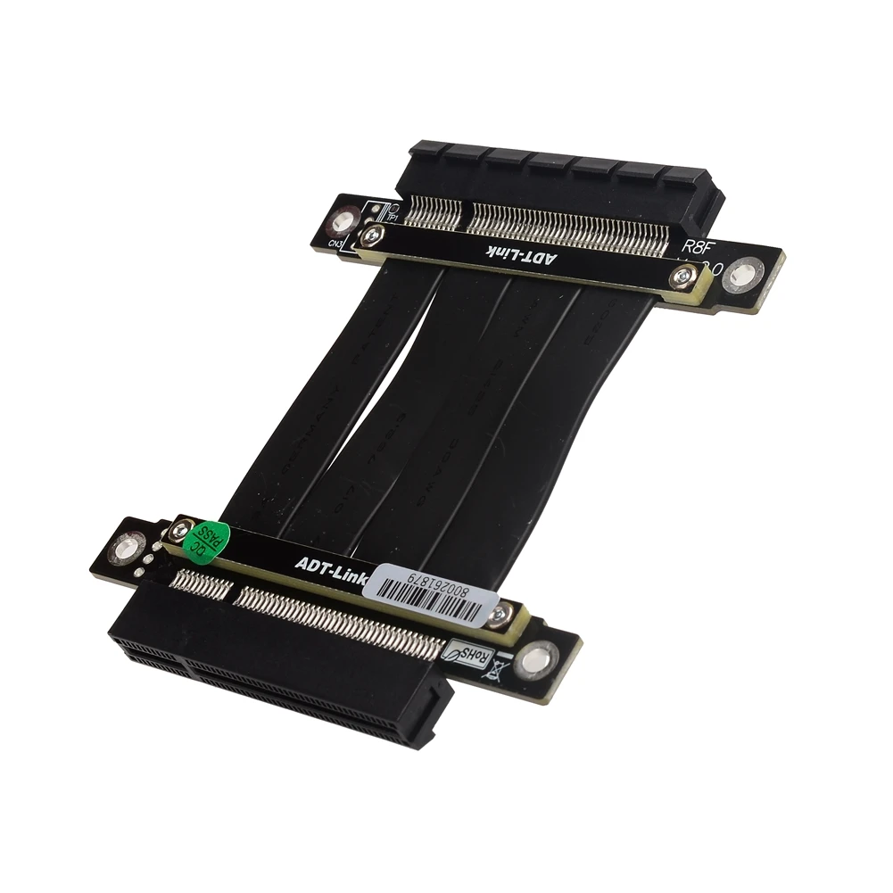 Pcie3.0 x8 para x8 riser cabo fêmea