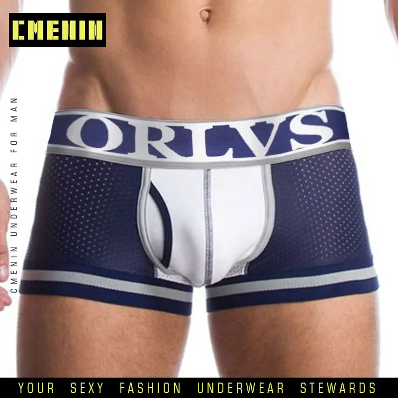 

Hot Brand Mesh Mens Underwear Cotton Boxers Underpants Breathable Boxer Shorts Men Panties Sexy Male Underwears cueca