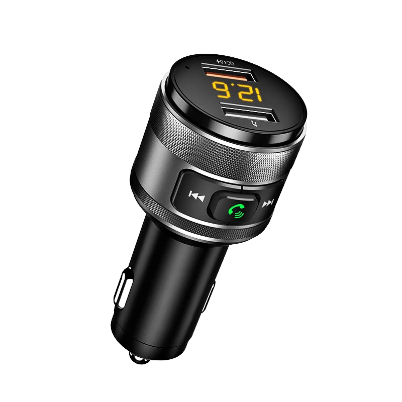 Автомобильное зарядное устройство QC3.0 Bluetooth 5 0 FM-трансмиттер беспроводная