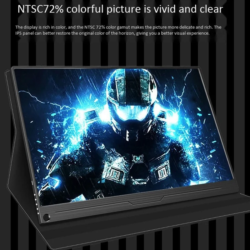 12.5 Inch 1080P for Ps4 Xbox Switch Game Portable Display Expansion Screen Type-C One Line Pass US Plug