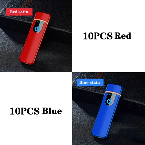 Combination A 20 шт./лот, ветрозащитная usb-зажигалка, ультратонкая сенсорная индукция для мужчин, гаджеты для мужчин, подарки, аксессуары для сигарет - Цвет: Combination A