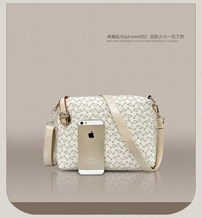 6 шт. женская сумка Новая Европейская и американская модная сумка через плечо Женская сумочка, кошелек и сумки