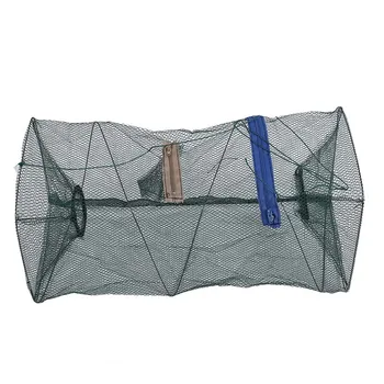 

Cage shrimp fishing nets,bait traps, nylon mesh ring alloy frame,fishing tools
