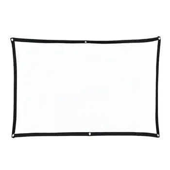 

120'' Portable Foldable 16:9 HD Projector Screen Home Theater Outdoor 3D Movies