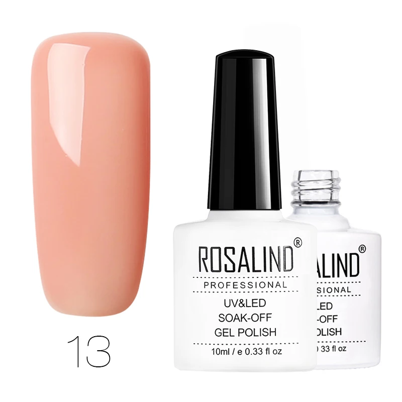 RD13 ROSALIND 10 мл Гель-лак для ногтей 10 мл светящийся Алмазный красный Гель-лак для дизайна ногтей предназначен для замачивания полуосновы Белый УФ-гель лампа - Цвет: RD13