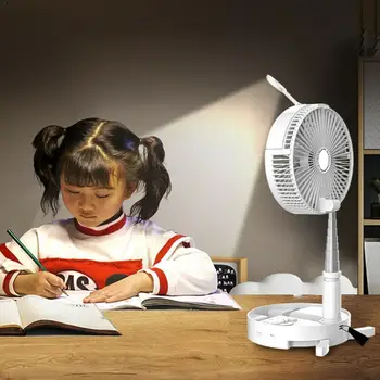 

USB Eletric Fan Humidifying Hydration Water Spray Fan Portable light Desk Fan Folding Fan Lamp Telescopic Retractable night W8W5