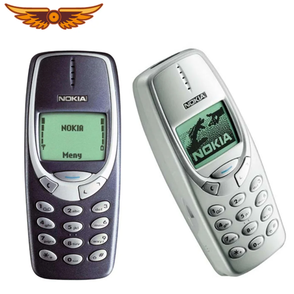 3310 Оригинальный разблокированный Восстановленный сотовый телефон Nokia 2G GSM с