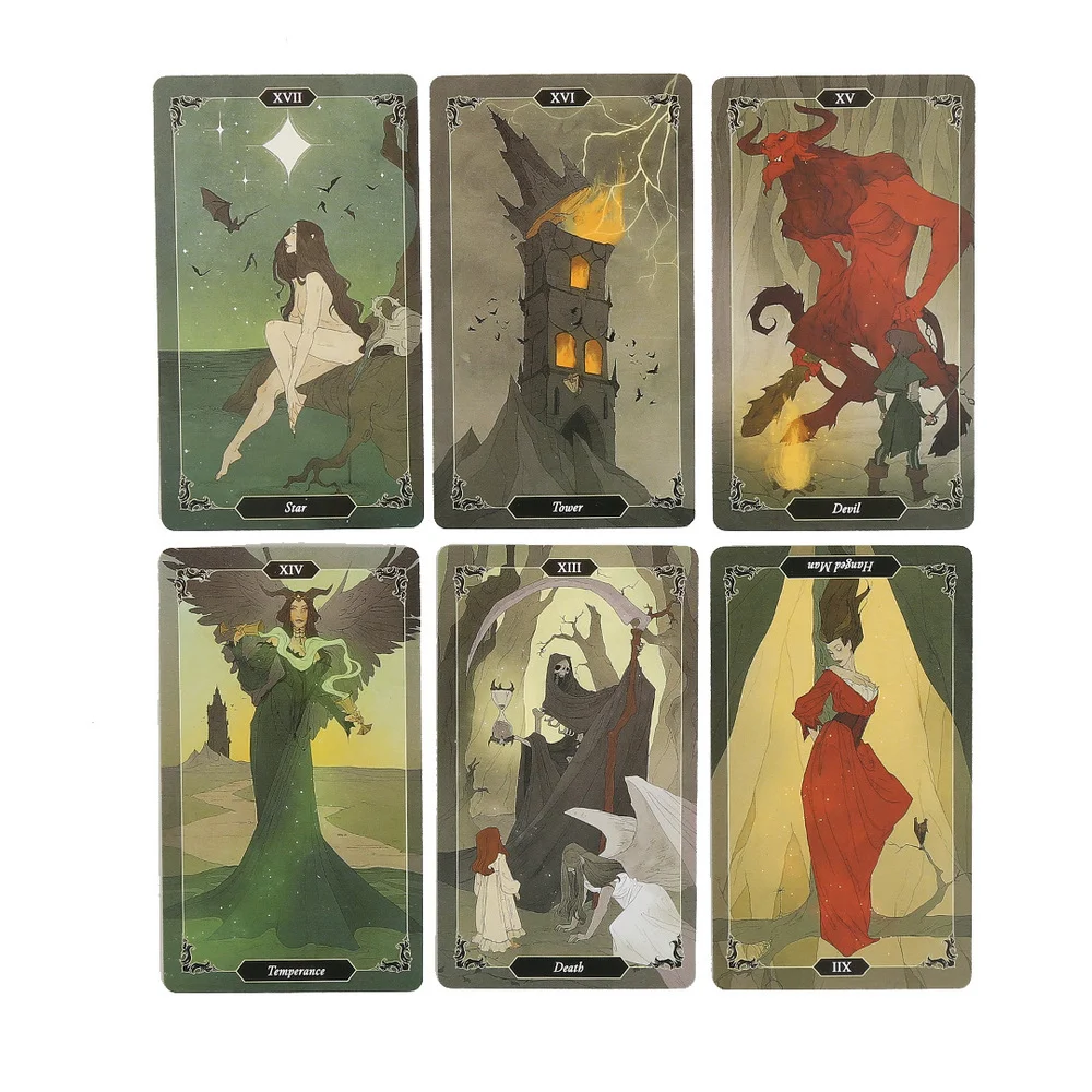 

Tarot Board Game Toys Oracle Divination Prophet Prophecy Card Poker Gift Prediction Oracle Pentagram Card Games