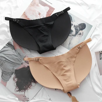 

Fake Butt Pad Ladies Briefs Tummy Control Hip Push Up Briefs Female Butt Lift Pants Invisible Large Size Padded Shaping Panties