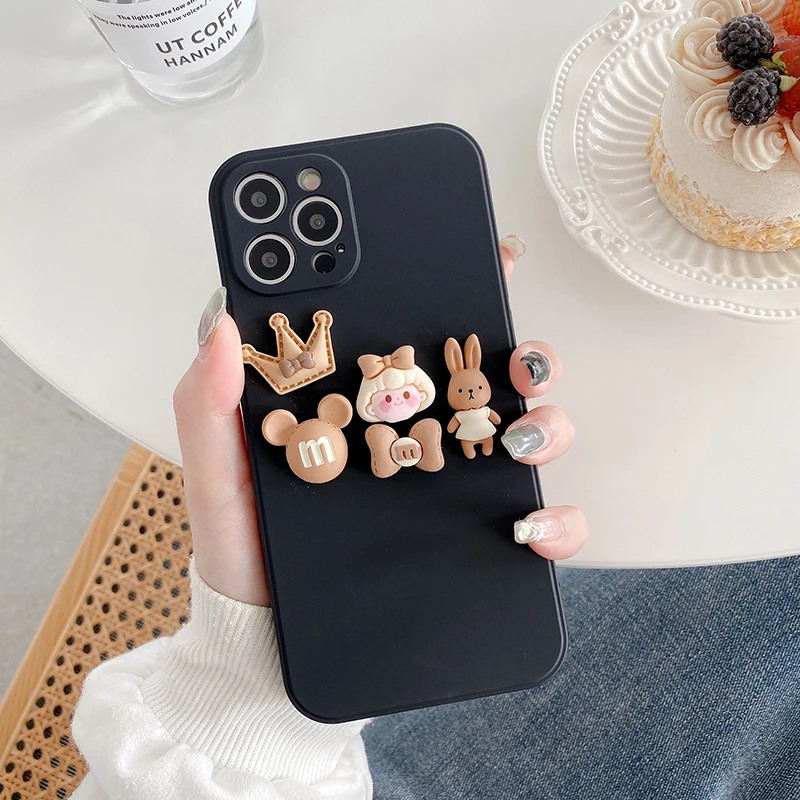 samsung silicone For Samsung Galaxy S22 Ultra Cute Animal Square Phone Case For Galaxy S21 Plus S20 FE A52 A72 A71 A51 A50 A32 A22 A13 A33 Cover kawaii phone case samsung